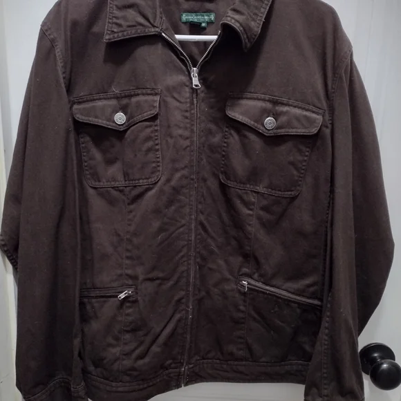 Laurens Jean Company Ralph Lauren Dark Brown Jacket - Picture 2 of 8